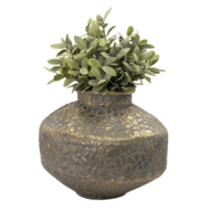 Clayre & Eef | Vaas Goudkleurig ø 27x21 cm | 6Y4528