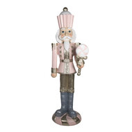 Clayre & Eef | Kerstdecoratie Notenkraker Roze 56x48x178 cm | 5PR0080