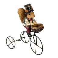 Clayre & Eef | Decoratie Beeld Eekhoorn Bruin 21x11x23 cm | 6PR3498