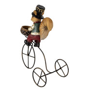 Clayre & Eef | Decoratie Beeld Eekhoorn Bruin 21x11x23 cm | 6PR3498