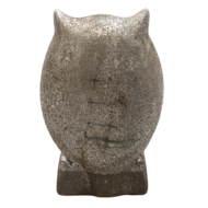 Clayre & Eef | Decoratie Beeld Uil Grijs 15x10x23 cm | 6CE1306