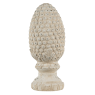 Clayre & Eef | Decoratie Beeld Dennenappel Beige ø 17x39 cm | 6TE0393L