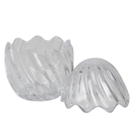 Voorraadpot met deksel ø 9*12 cm Transparant | 6GL3384 | Clayre & Eef 1