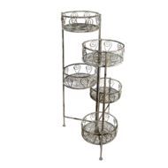 5Y0980 Plantenstandaard binnen Grijs 55*23*90 cm 73*23*90 cm Grijs | 5Y0980 | Clayre & Eef 1