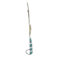 Clayre & Eef | Decoratie Beeld Konijn Turquoise, Beige 30x11x67 cm | 5Y0998