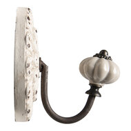 Clayre & Eef | Wandhaak Wit 10x10x10 cm | 63306
