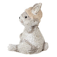Clayre & Eef | Decoratie Beeld Konijn Grijs 11x9x13 cm | 6PR3493