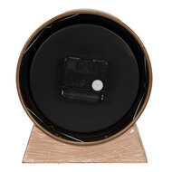 Clayre & Eef | Tafelklok Goudkleurig Bruin 17x4x20 cm / 1xAA | 6KL0749