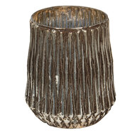 Clayre & Eef | Theelichthouder Goudkleurig ø 18x21 cm | 6GL3907