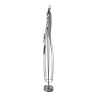 Clayre & Eef | Decoratie Beeld Engel Grijs 28x15x97 cm | 5Y0942