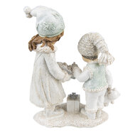 Clayre & Eef | Decoratie Beeld Kinderen Beige 15x8x19 cm | 6PR4804