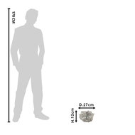 Clayre & Eef | Bloempot Grijs ø 27x12 cm | 6TE0407