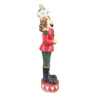 Clayre & Eef | Kerstdecoratie Notenkraker Rood 28x20x89 cm | 5PR0095