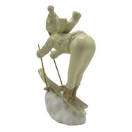 Clayre & Eef | Decoratie Beeld Kind Beige Goudkleurig 14x6x19 cm | 6PR4800