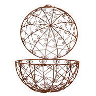Clayre & Eef | Decoratie Bal Koperkleurig ø 30x30 cm | 6Y5442L