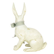 Clayre & Eef | Decoratie Beeld Konijn Meerkleurig 20x11x28 cm | 6PR2607