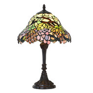 Clayre & Eef | Tiffany Tafellamp Groen, Blauw ø 30x48 cm E27/max 1x60W | 5LL-789