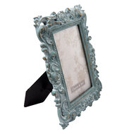 Clayre & Eef | Fotolijst Turquoise 16x3x22 cm / 10x15 cm | 2F0436