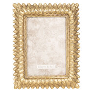 Clayre & Eef | Fotolijst Goudkleurig 16x2x20 cm / 10x15 cm | 2F0607