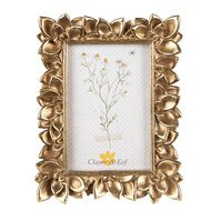 Clayre & Eef | Fotolijst Goudkleurig 16x2x21 cm / 10x15 cm | 2F1022