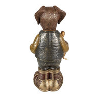 Clayre & Eef | Decoratie Figuur Bruin Groen 16x14x34 cm | 6PR3882