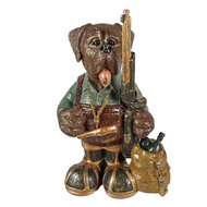 Clayre & Eef | Decoratie Figuur Bruin Groen 20x13x32 cm | 6PR3883