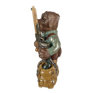 Clayre & Eef | Decoratie Figuur Bruin Groen 20x13x32 cm | 6PR3883