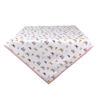 Clayre & Eef | Tafelkleed Beige Roze 150x250 cm | BPD05