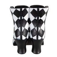 Clayre & Eef | Decoratie Beeld Schoen Zwart Wit 15x12x15 cm | 6PR3890