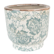 Clayre &amp; Eef   | Bloempot Binnen Groen &oslash; 21x20 cm | 6CE1574L