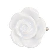 Clayre & Eef | Deurknop Wit ø 4x3 cm | 61876