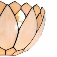 Clayre & Eef | Wandlamp Tiffany Beige, Bruin 30x15x20 cm E14/max 1x40W | 5LL-9136