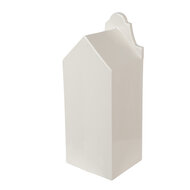 Clayre & Eef | Decoratie Huisje met LED Beige, Goudkleurig 7x6x16 cm | 6CE1599M