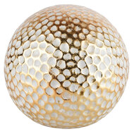 Dekoratief | Decobol goud, keramiek, 13x13x12cm | A220613