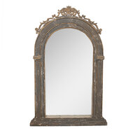 Clayre & Eef | Wandspiegel Grijs Beige 73x7x115 cm | 52S297