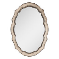 Clayre & Eef | Wandspiegel Beige Bruin 52x3x75 cm | 52S303