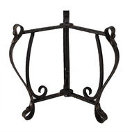 Clayre & Eef | Plantenstandaard Binnen Zwart ø 29x53 cm | 6Y5476
