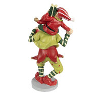 Clayre & Eef | Decoratie elf Rood 12x9x19 cm | 6PR3972
