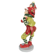 Clayre & Eef | Decoratie elf Rood 12x9x19 cm | 6PR3972
