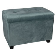 Clayre & Eef | Poef Groen 60x36x43 cm | 64061LT