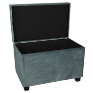 Clayre & Eef | Poef Groen 60x36x43 cm | 64061LT