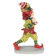 Clayre & Eef | Decoratie elf Rood 12x9x19 cm | 6PR3973