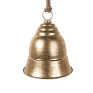 Clayre & Eef | Bel Decoratief Goudkleurig ø 30x35 cm | 6Y5466