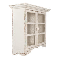Clayre & Eef | Wandkast Wit 56x23x69 cm | 5H0662