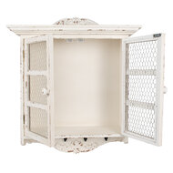 Clayre & Eef | Wandkast Wit 56x23x69 cm | 5H0662