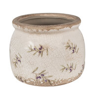 Clayre & Eef | Bloempot Binnen Beige ø 16x13 cm | 6CE1670M