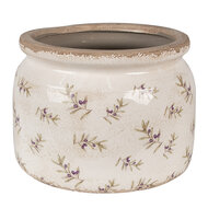 Clayre & Eef | Bloempot Binnen Beige ø 20x15 cm | 6CE1670L