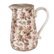 Clayre & Eef | Decoratieve Schenkkan Beige Roze 21x15x23 cm | 6CE1651L