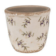 Clayre & Eef | Bloempot Binnen Beige ø 11x10 cm | 6CE1669XS