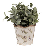 Clayre & Eef | Bloempot Binnen Beige ø 13x12 cm | 6CE1672S